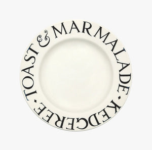 Emma Bridgewater Black Toast & Marmalade 8 1/2 Inch Plate