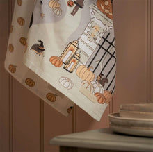 Load image into Gallery viewer, Sophie Allport Trick or Treat Scene Tea Towel