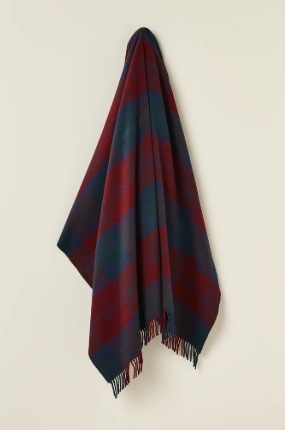 Bronte Moon Wool Throw - Tartan