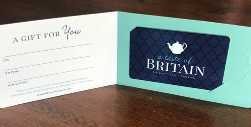 A Taste of Britain Gift Card - Any Denomination