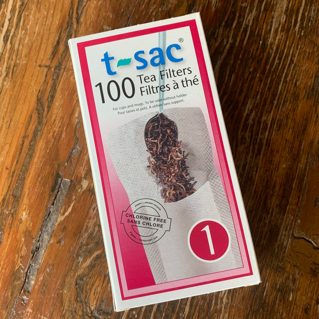 t-sac Tea Filters - Box of 100