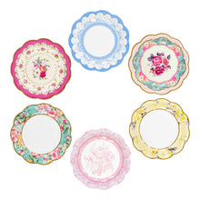 Load image into Gallery viewer, Talking Tables Scrumptious Vintage Paper Plates